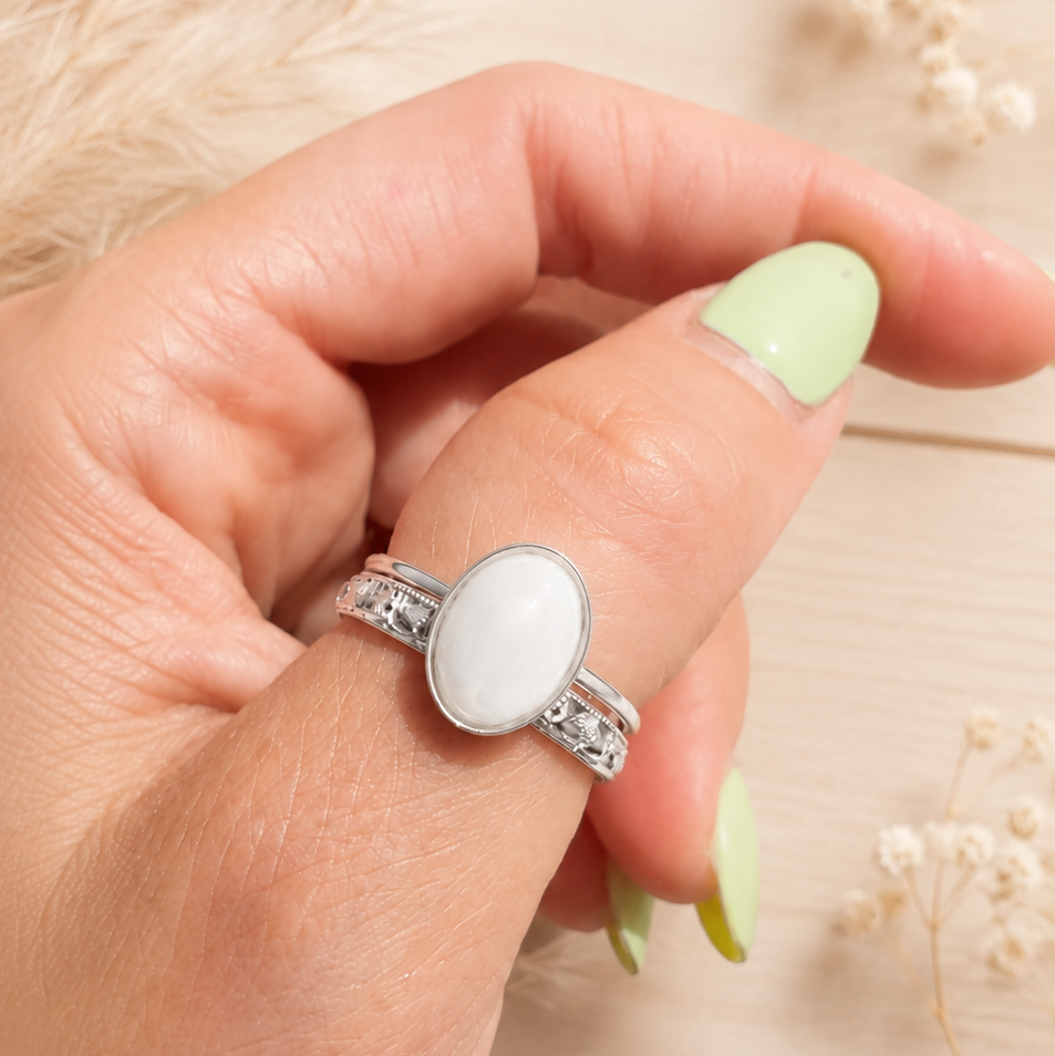 The Celestial Silver Stack w/ Band